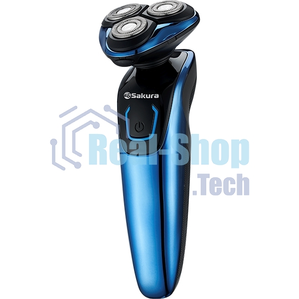 Электробритва Sakura SA-5420BL 3гол триммер влаж.бритье