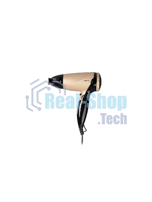 Фен Centek CT-2209 BLG черный/золотой перламутр, 1600 Вт, компактный