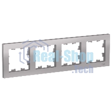 Рамка 4-м AtlasDesign универс. алюм. SchE ATN000304