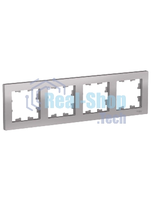 Рамка 4-м AtlasDesign универс. алюм. SchE ATN000304