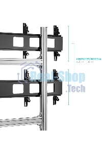Напольный мобильный стенд ONKRON FSPRO2L-22 для видеостен 2х2 4 x 40”- 50