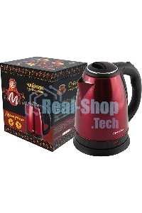 Чайник электрический Матрена MA-002 электрический (1,8 л) стальной красный