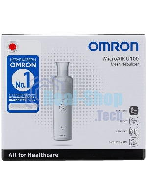 Ингалятор Omron U100 NE-U100-E ультразвуковой стационарный белый/серый