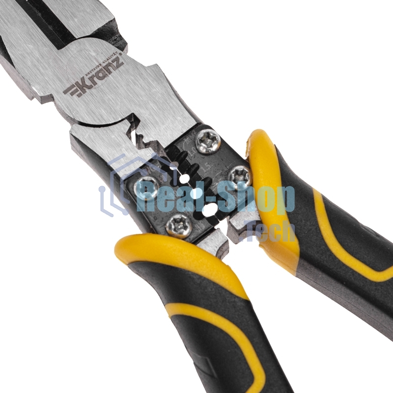 Тонкогубцы многофункциональные универсальные Kranz 200 мм