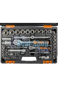 Набор инструментов 1/2дюйм; 1/4дюйм CrV пластик. кейс (94 предм.) Вихрь 73/6/7/5