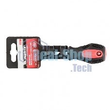 Отвертка Matrix Anti-Slip, SL5,0 х 38 мм, CrV, двухкомп. рукоятка