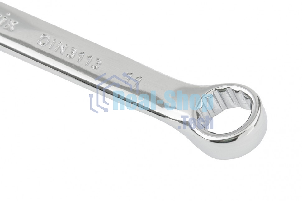 Ключ комбинированный Matrix, 11 мм, CrV, полированный хром 15155