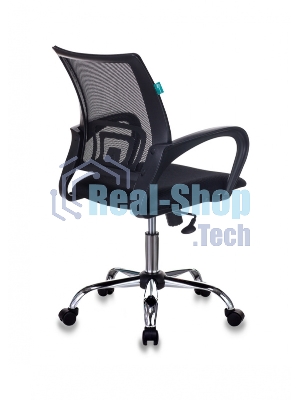 Кресло Бюрократ CH-695N/SL/BLACK черный, сетка, 120 кг, механизм качания