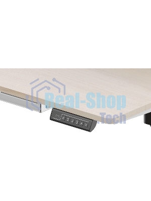 Стол для компьютера Cactus CS-EDL-DWT столешница ДСП светлый дуб каркас белый 120x71x60см