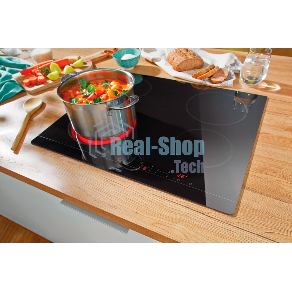 Электрическая варочная панель Gorenje ECT641BSCE Hi-Light, независимая, черный
