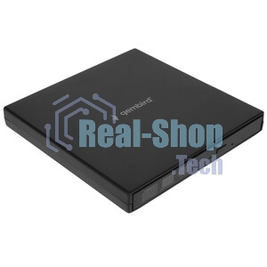 Оптический привод внешний с интерфейсом USB Gembird DVD-USB-02 пластик, черный