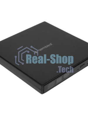 Оптический привод внешний с интерфейсом USB Gembird DVD-USB-02 пластик, черный