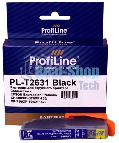 Картридж струйный ProfiLine PL-T2631 для принтеров Epson Expression Premium XP-600/XP-605/XP-700/XP-710/XP-800/XP-820 с чернилами Photo Black