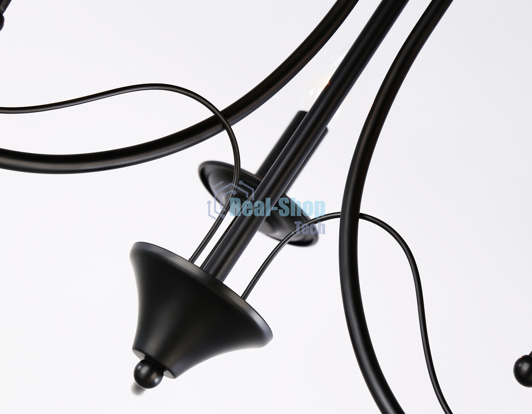 Светильник Ambrella light TR9606/3 BK черный E14/3 max 40W D560*650