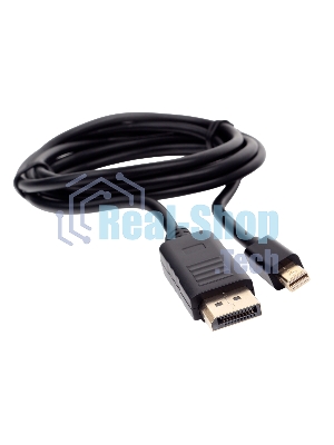 Кабель miniDP<->DP Cablexpert CCP-mDP2-6, 20M/20M, v.1.2, 4K, 1.8м, черный, позол.разъемы, пакет