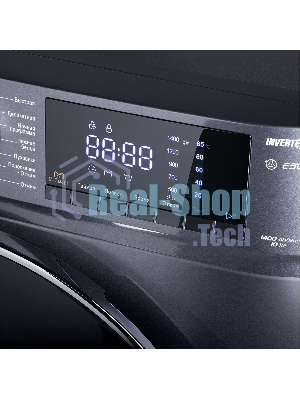 Стиральная машина Maunfeld MFWM1410SB02 темно-серебристый, загрузка фронтальная 10 кг, 1400 об/мин., класс: А+++