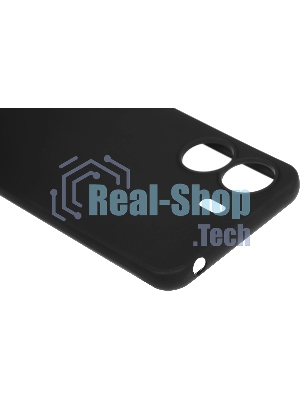 Чехол (клип-кейс) BoraSCO для Xiaomi Redmi 13C Silicone Case черный (72839)