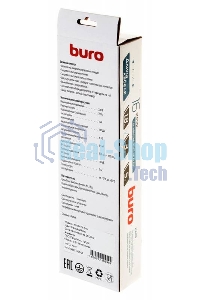 Сетевой фильтр Buro 600SH-16-3-W 3 м (6 розеток) белый (коробка)