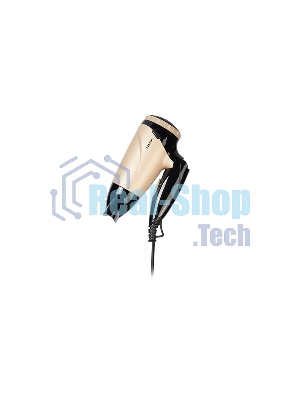 Фен Centek CT-2209 BLG черный/золотой перламутр, 1600 Вт, компактный