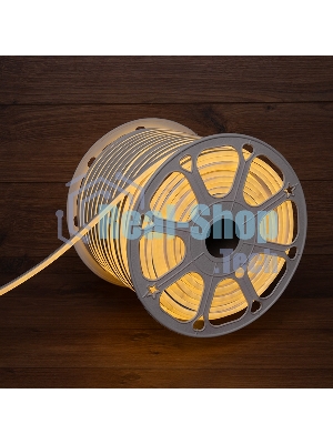 Гибкий неон Neon-night LED SMD 8х16 мм, двухсторонний, теплый белый, 120 LED/м, бухта 100 м