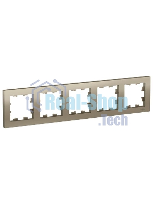 Рамка 5-м ATLAS DESIGN универс. шампань SchE ATN000505