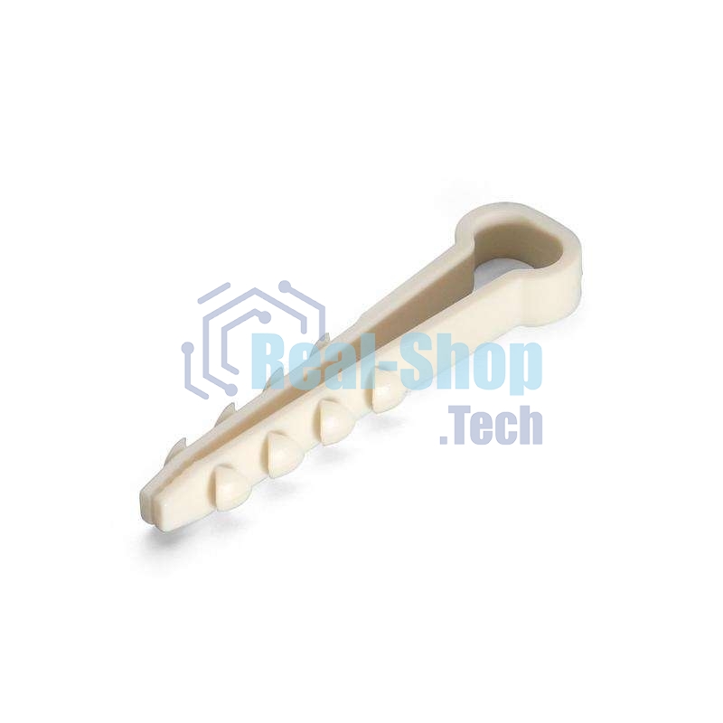 Дюбель-хомут Fortisflex ДХП 12-6 нейлон белый (уп. 100 шт)