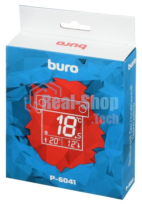 Термометр Buro P-6041 серебристый