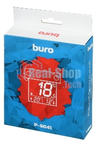 Термометр Buro P-6041 серебристый