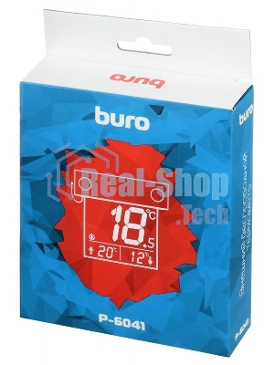 Термометр Buro P-6041 серебристый