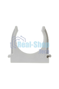 Крепеж-клипса для монтажного пистолета Rexant Ø 32 мм, серая (50 шт/уп)