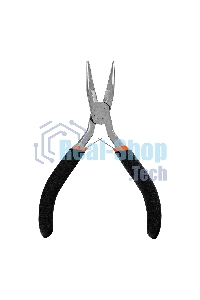 Длинногубцы Sparta Mini, 130 мм, никелированные, прямые, авторазжим