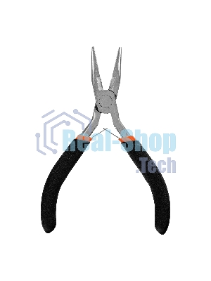Длинногубцы Sparta Mini, 130 мм, никелированные, прямые, авторазжим