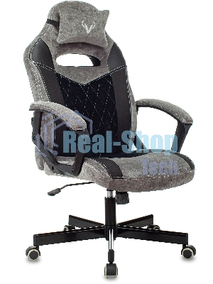 Кресло Бюрократ VIKING 6 KNIGHT B FABRIC черный, ткань, 120 кг, механизм качания