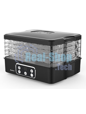 Сушилка для овощей и фруктов Blackton Bt FD1112 Black, Мощность 240 Вт, Регулировка температуры 35-70 °С, Таймер 1-72 часа
