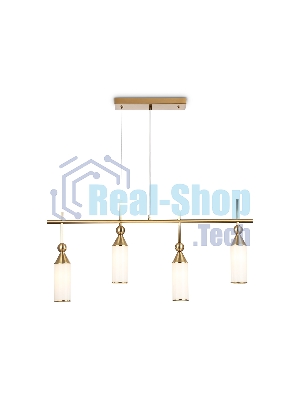 Светильник Ambrella light LH55274/4 BS/FR латунь/белый матовый E14*4 max 40W 845*65*1150