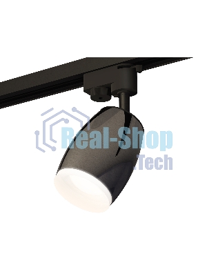 Светильник Ambrella light XT1123013 DCH/SBK/FR черный хром/черный песок/белый матовый MR16 GU5.3 (A2521, C1123, N7165)
