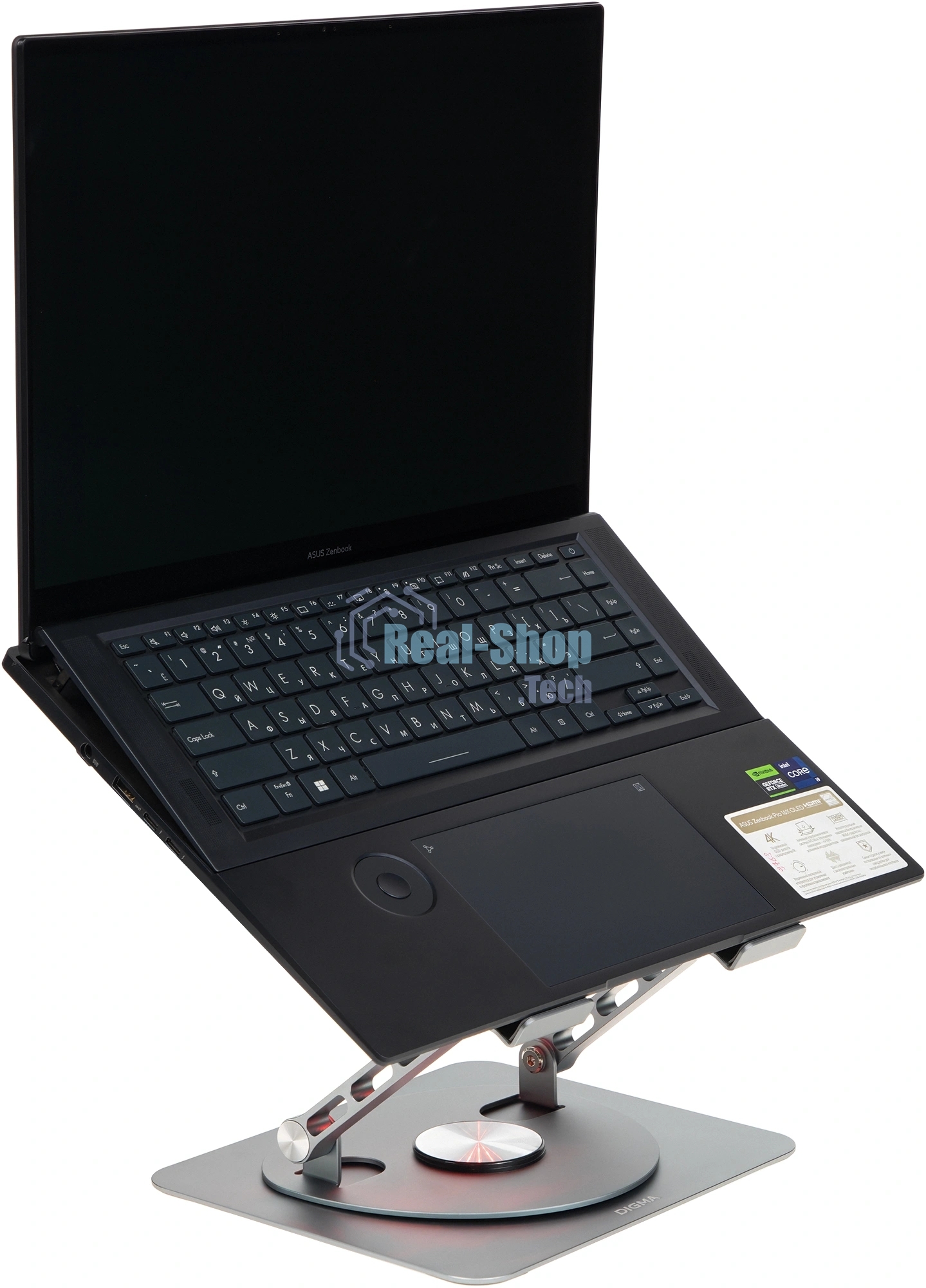 Подставка для ноутбука Digma D-NCP170-1xRGb110-360 17