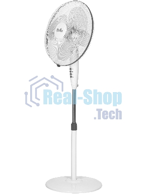 Вентилятор Ballu BFF-815W белый, напольный, 45 Вт, 3 скорости, 40 см