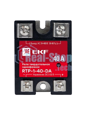 Реле твердотельное однофазное RTP-40-DA PROxima EKF rtp-1-40-da