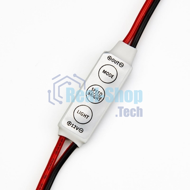 Мини диммер радио LED 72/144 W, 3 кнопки,12 V/24 V