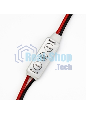 Мини диммер радио LED 72/144 W, 3 кнопки,12 V/24 V