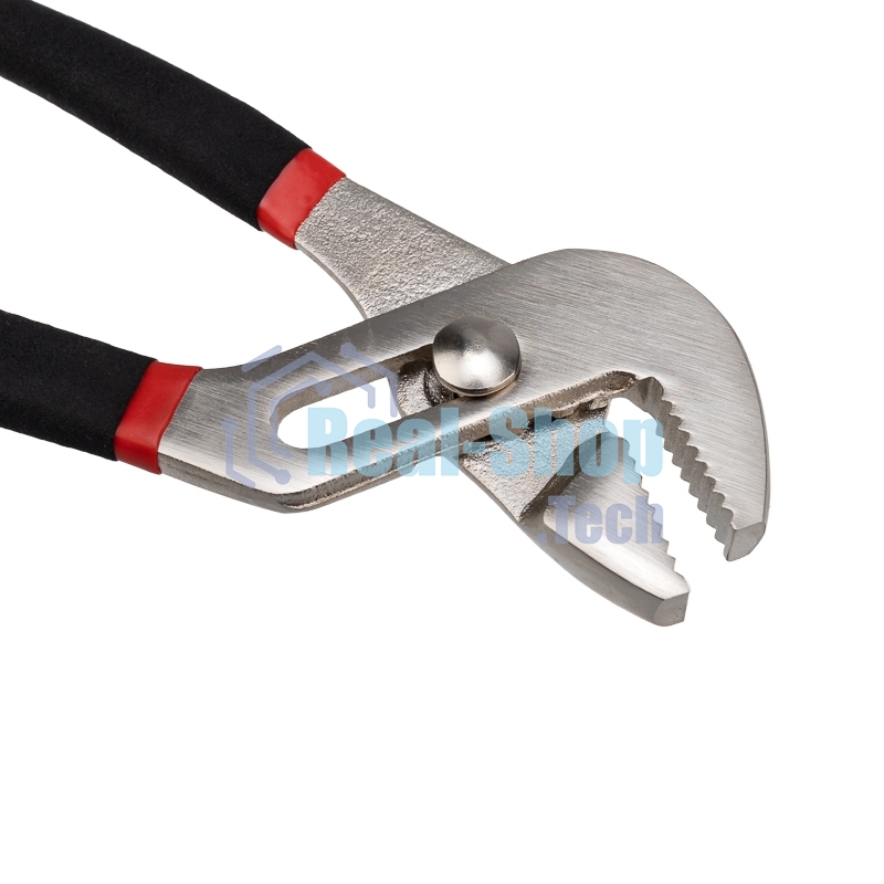 Клещи переставные Rexant 200 мм никелированные, обливные рукоятки