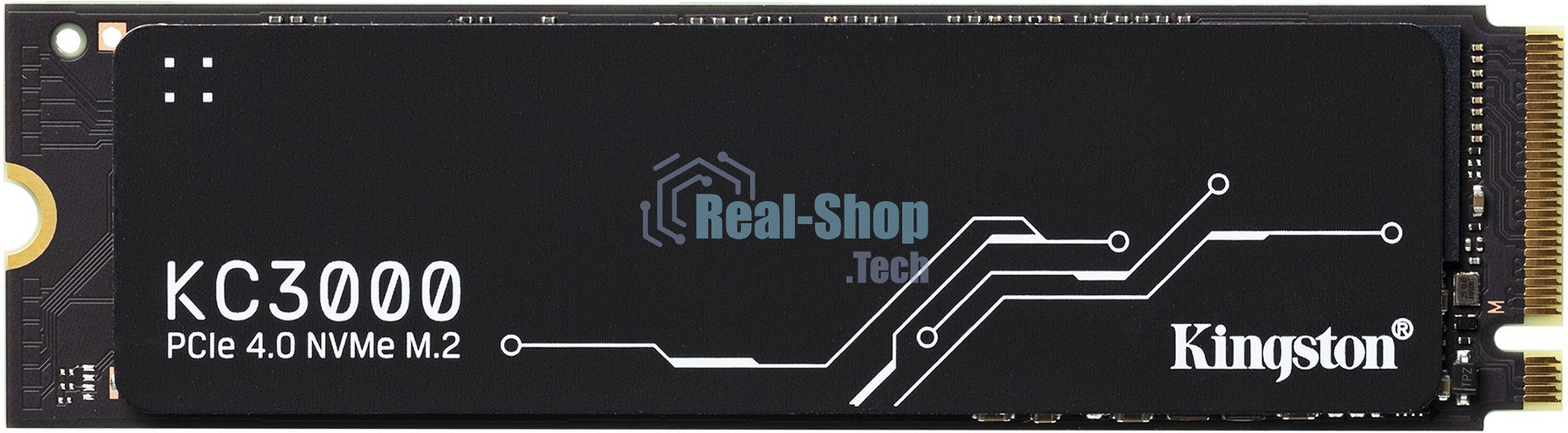 Накопитель SSD Kingston 512Gb M.2 KC3000 SKC3000S/512G (PCI-E 4.0 x4, up to 7000/3900Mbs, 3D TLC, NVMe, 400TbW, Phison E18, 22х80мм, LP heatsink)