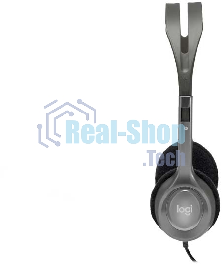 Гарнитура проводная Logitech Headset H110 grey (981-000472/981-000271)