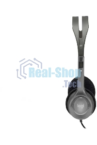 Гарнитура проводная Logitech Headset H110 grey (981-000472/981-000271)