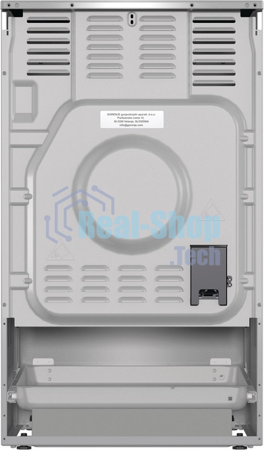 Плита электрическая Gorenje GECS5C70XA серебристый, конфорок 4 электрических, духовка 70 л, 50 см x 85 см x 59.4 см