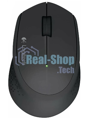 Мышь беспроводная Logitech M280 серый, 1000 dpi, радиоканал, USB, кнопки - 3