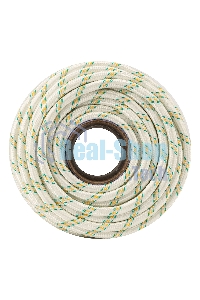 Фал плетеный Сибртех капрон 24-прядный с капрон. серд. 10 мм, бухта 100 м, 1300 кгс