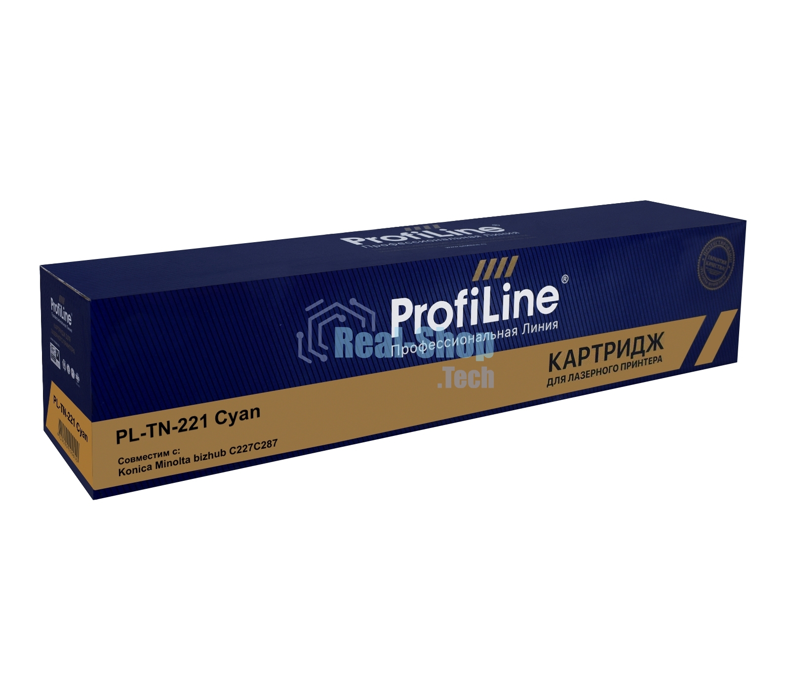 Картридж Тонер-туба ProfiLine PL-TN-221C для принтеров Konica Minolta bizhub C227 черный 21000 копий