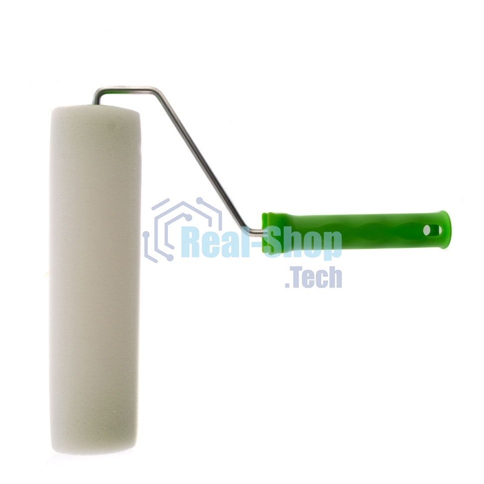 Валик Сибртех Поролон с ручкой, 250 мм, D 48 мм, D ручки 6 мм
